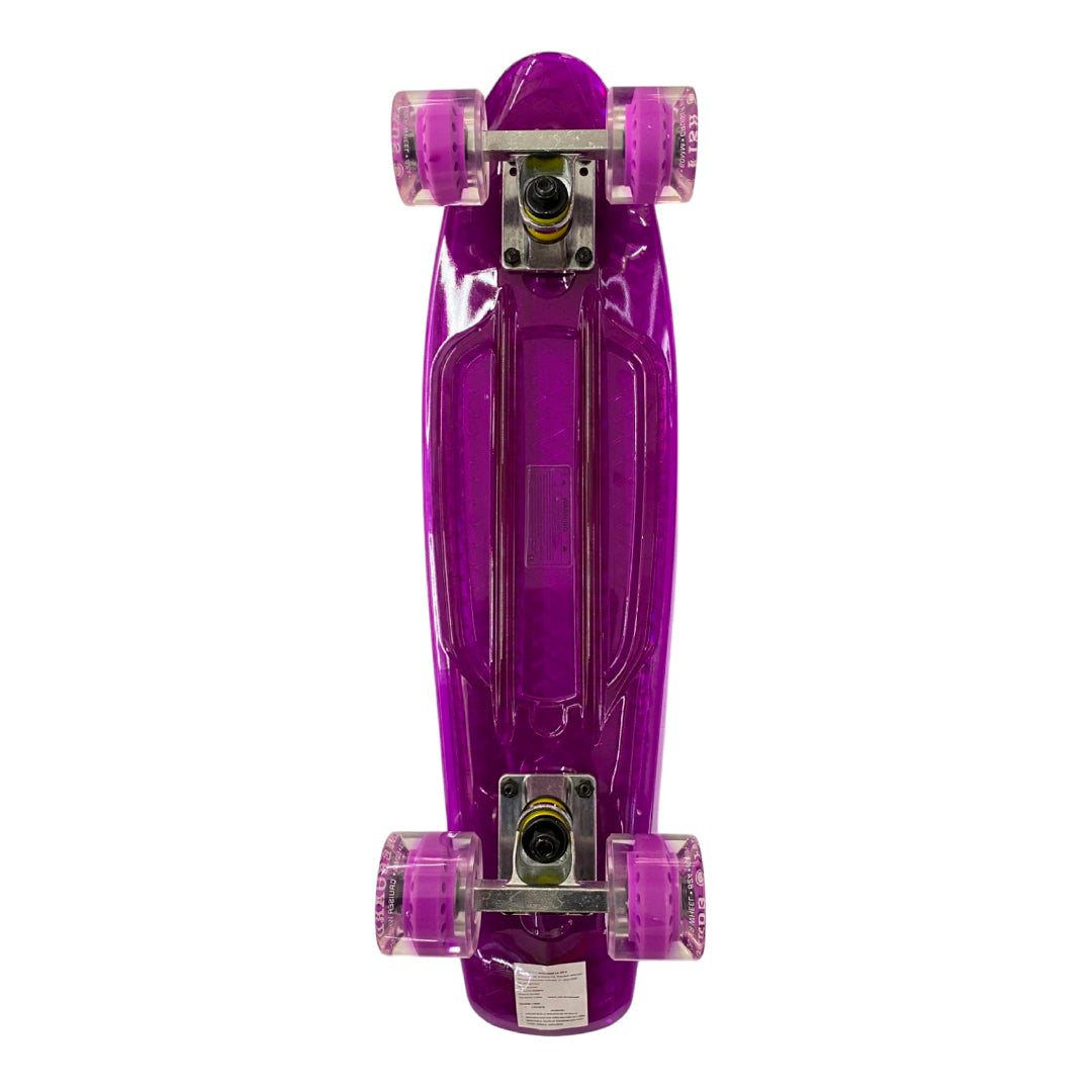 Patineta Fish Purple Glass
