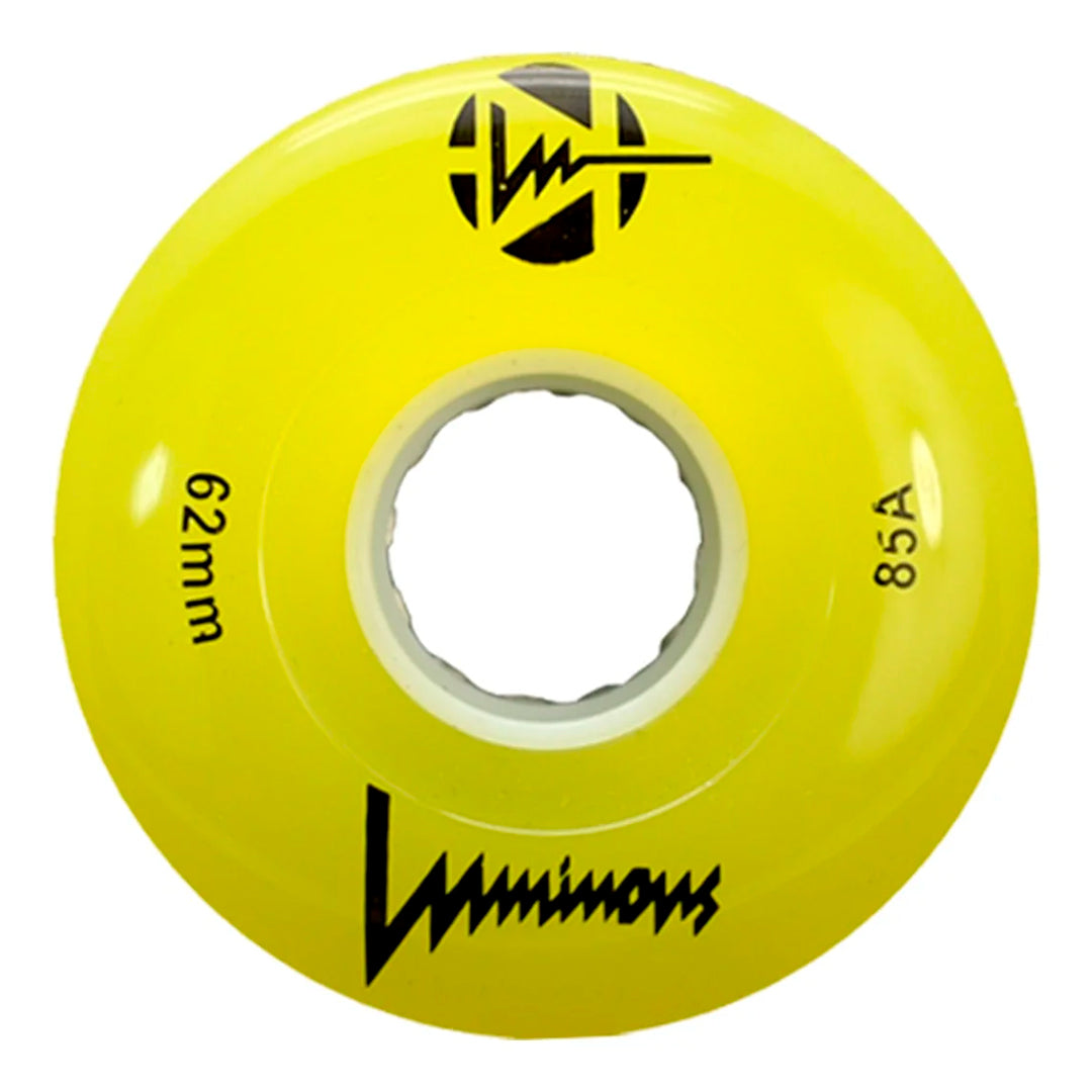 Ruedas Luminous Yellow 62mm (4 Pack)