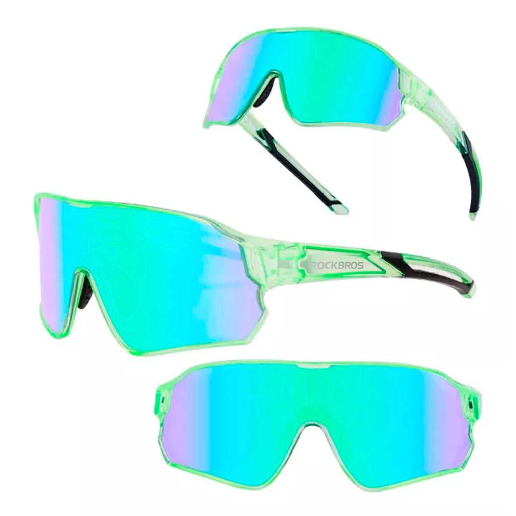 Lentes Rockbros Polarized For Kids Green