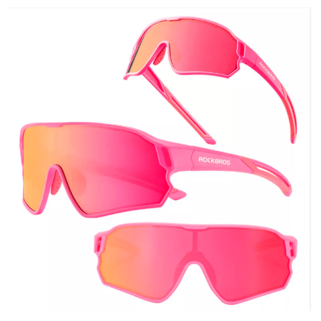 Lentes Rockbros Polarized For Kids Pink