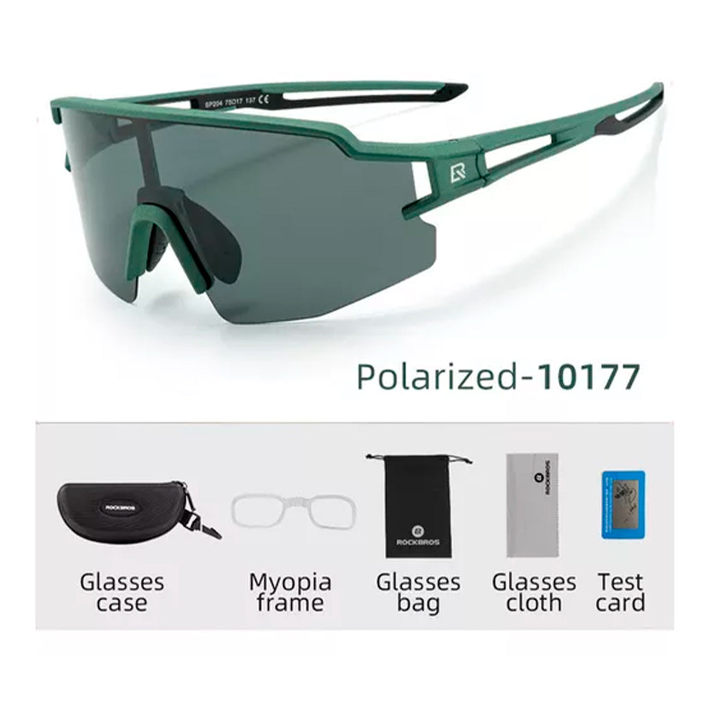 Lentes Rockbros Polarized Olive