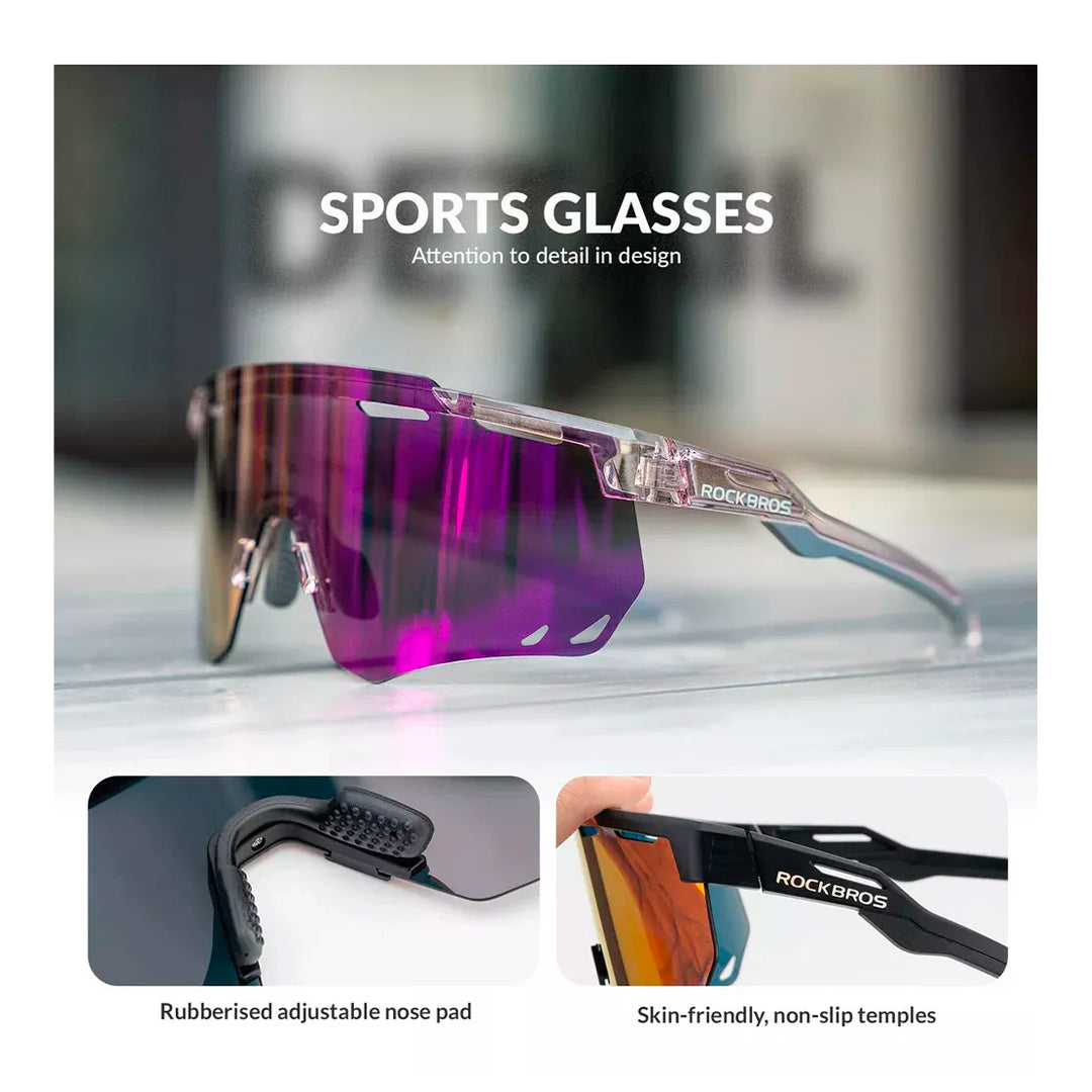 Lentes Rockbros Photochromatic Purple