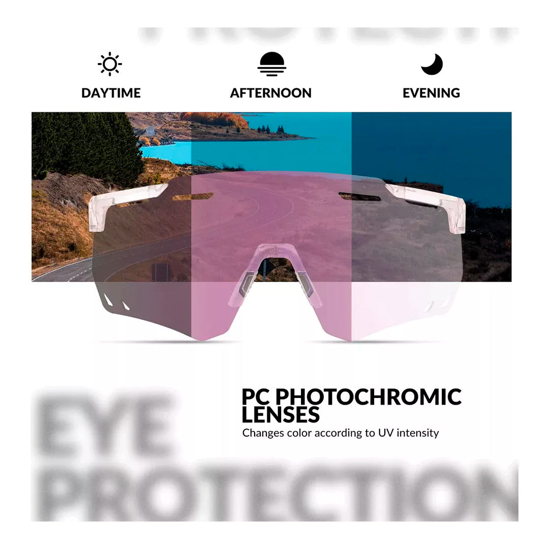Lentes Rockbros Photochromatic Purple