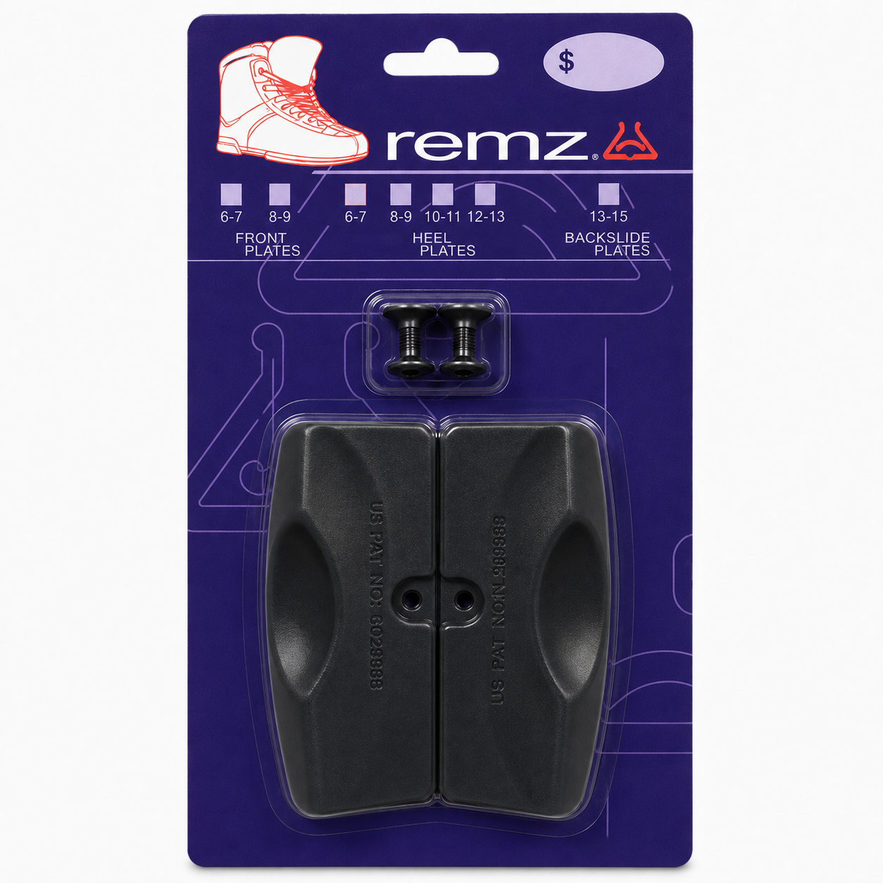 Backslide Plates Remz Black