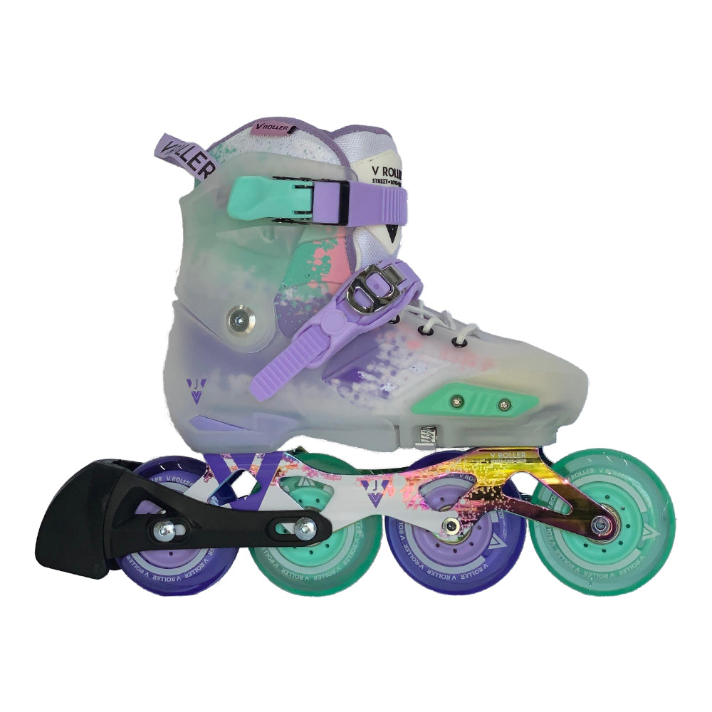 Patines Ajustables V Roller X1 Lila/Tornasol