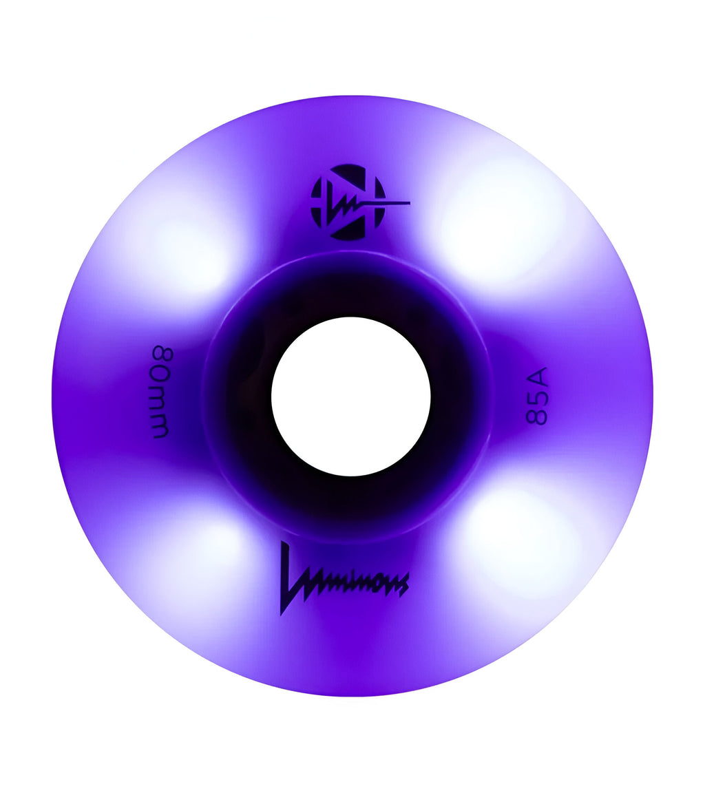 Ruedas Luminous Purple 80mm (4-Pack)