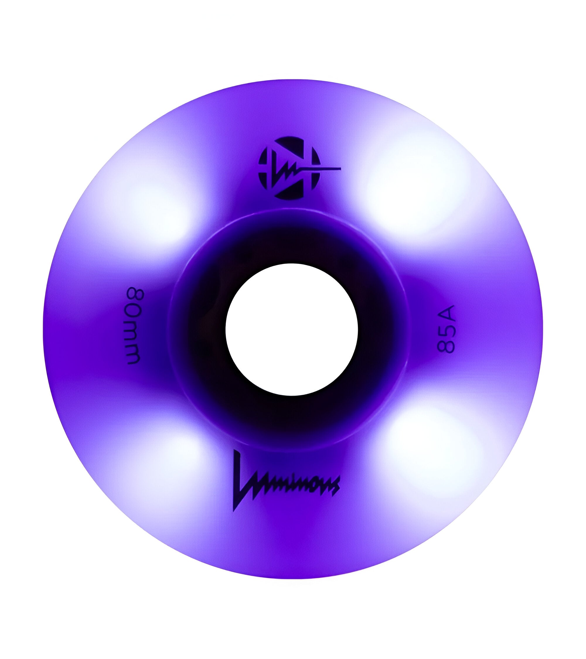 Ruedas Luminous Purple 80mm (4-Pack)