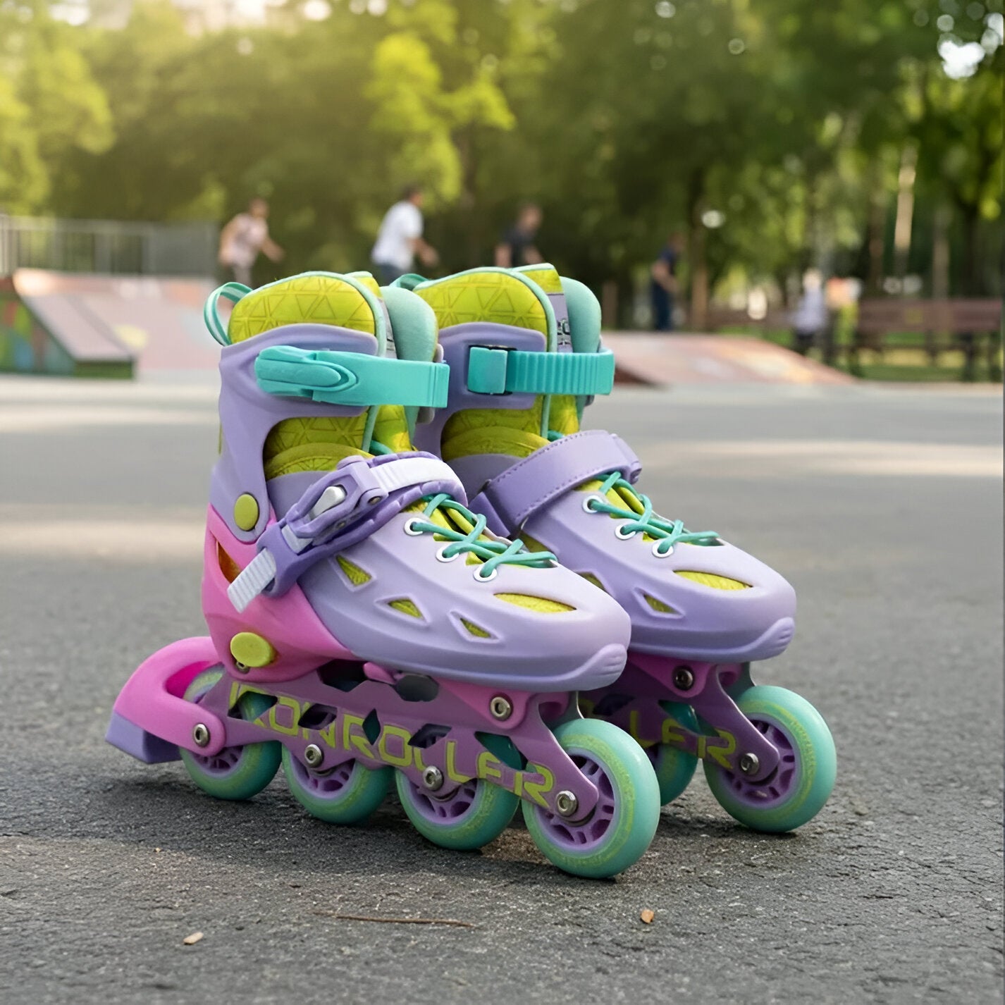 Patines Ajustables Iron Roller Rainbow
