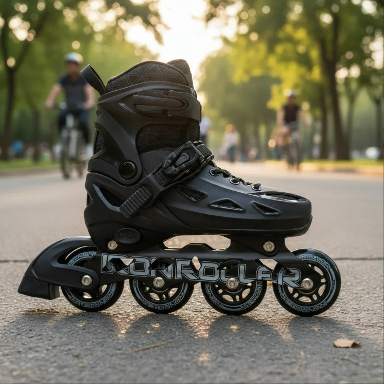 Patines Ajustables Iron Roller Speed Negro