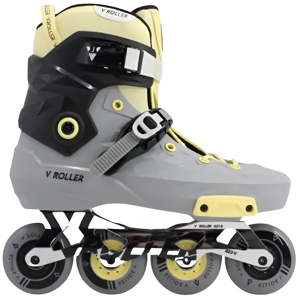 Patines V Roller Love Speed Pearl Gray Yellow
