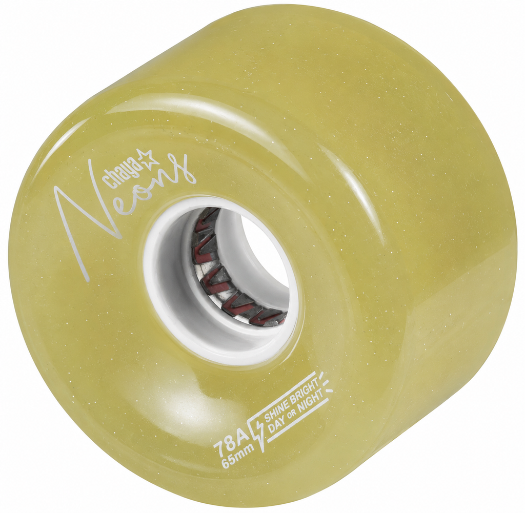 Ruedas Chaya Led Neon Yellow 65mm (4-Pack)
