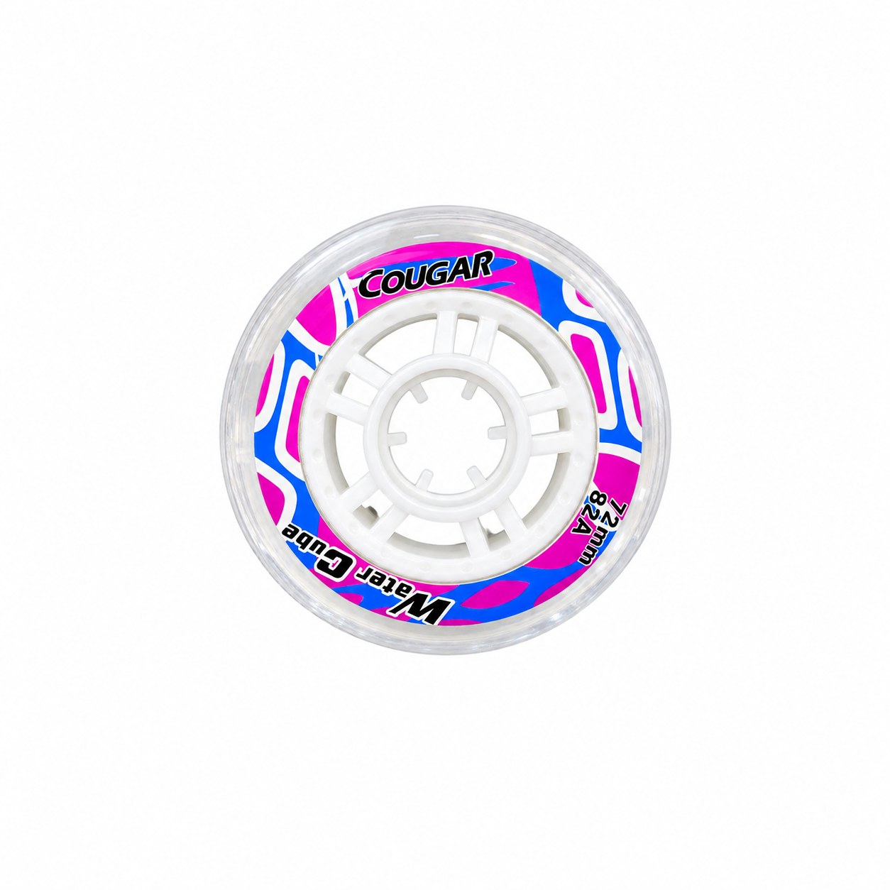 Ruedas Cougar Azul/Rosa 72mm (8-Pack)