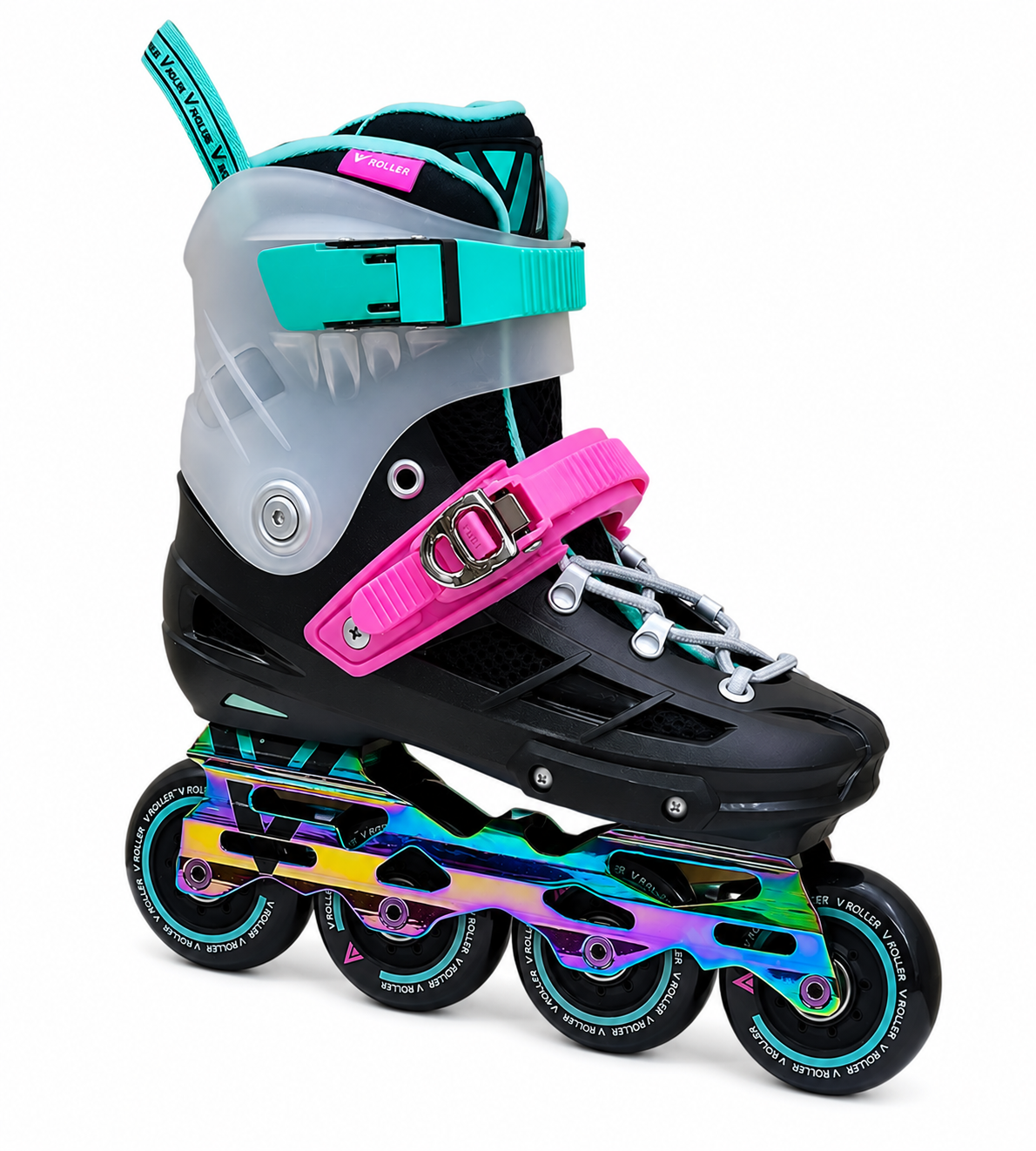 Patines V Roller F1 Black/Mint/Pink