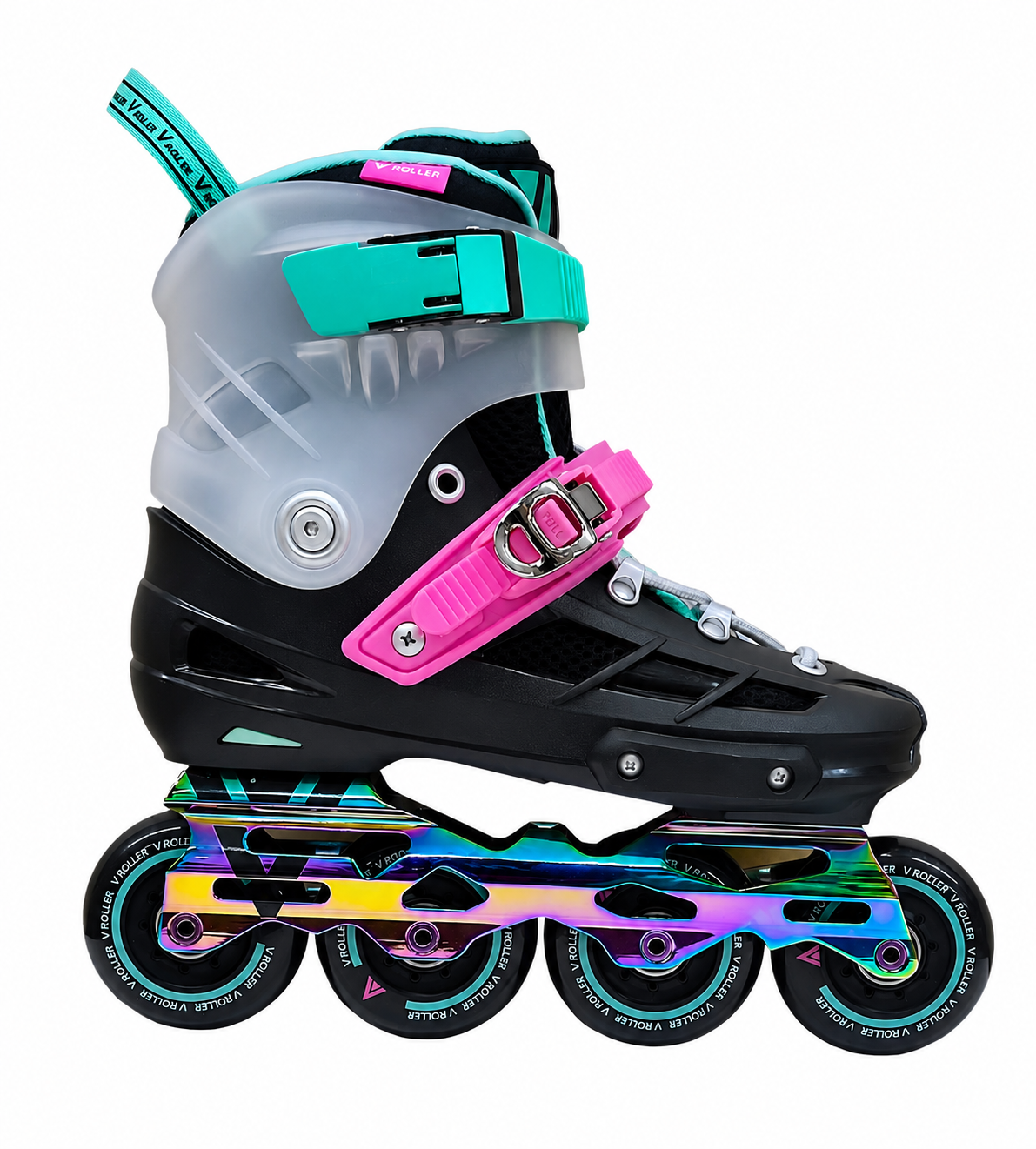 Patines V Roller F1 Black/Mint/Pink