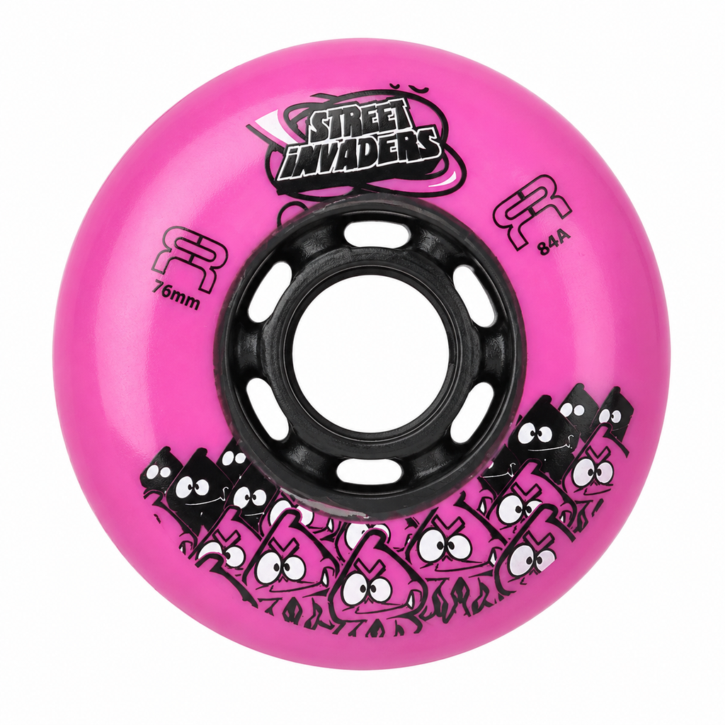 Ruedas FR Street Invaders Pink 76mm (4 Pack)