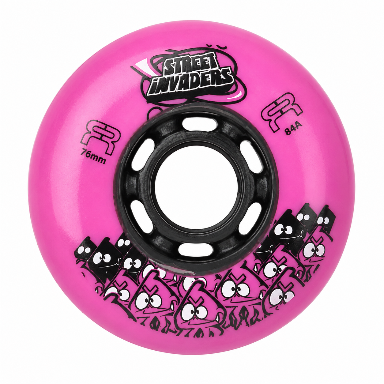 Ruedas FR Street Invaders Pink 76mm (4 Pack)