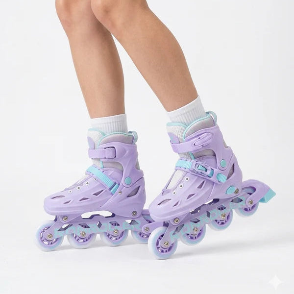 Patines Ajustables Iron Roller Lila
