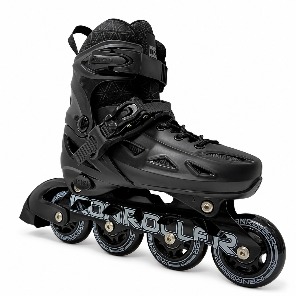 Patines Ajustables Iron Roller Speed Negro