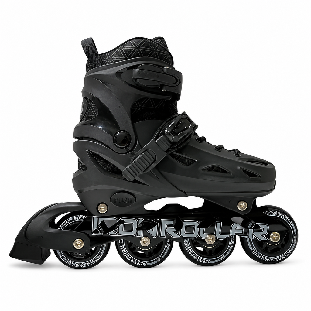 Patines Ajustables Iron Roller Speed Negro