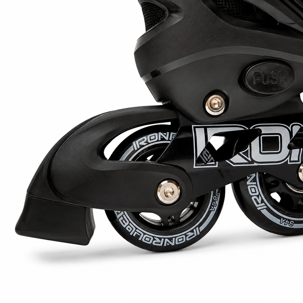 Patines Ajustables Iron Roller Speed Negro