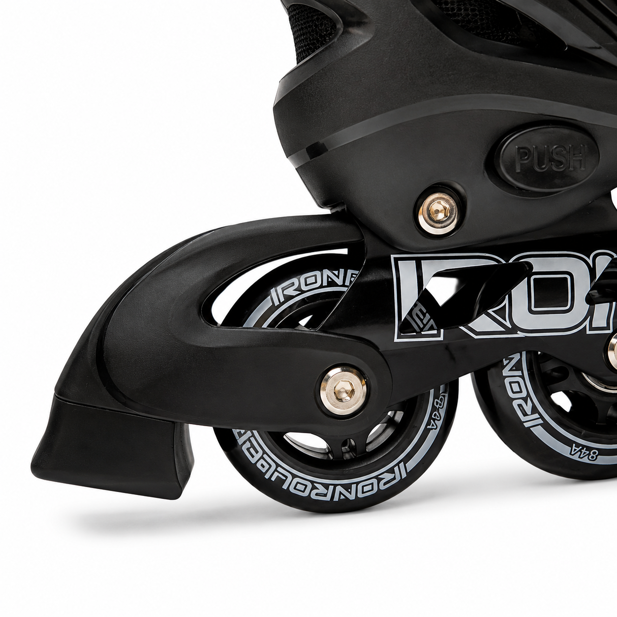 Patines Ajustables Iron Roller Speed Negro