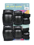 Tripack de Protecciones Flying Eagle Valiant Jr Negro
