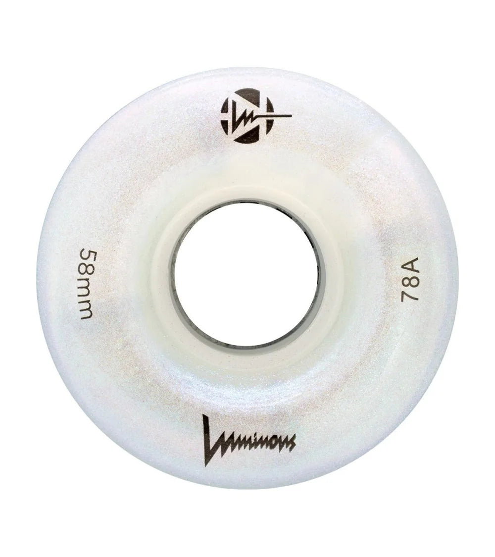 Ruedas Luminous White Pearl 58mm (4 Pack)