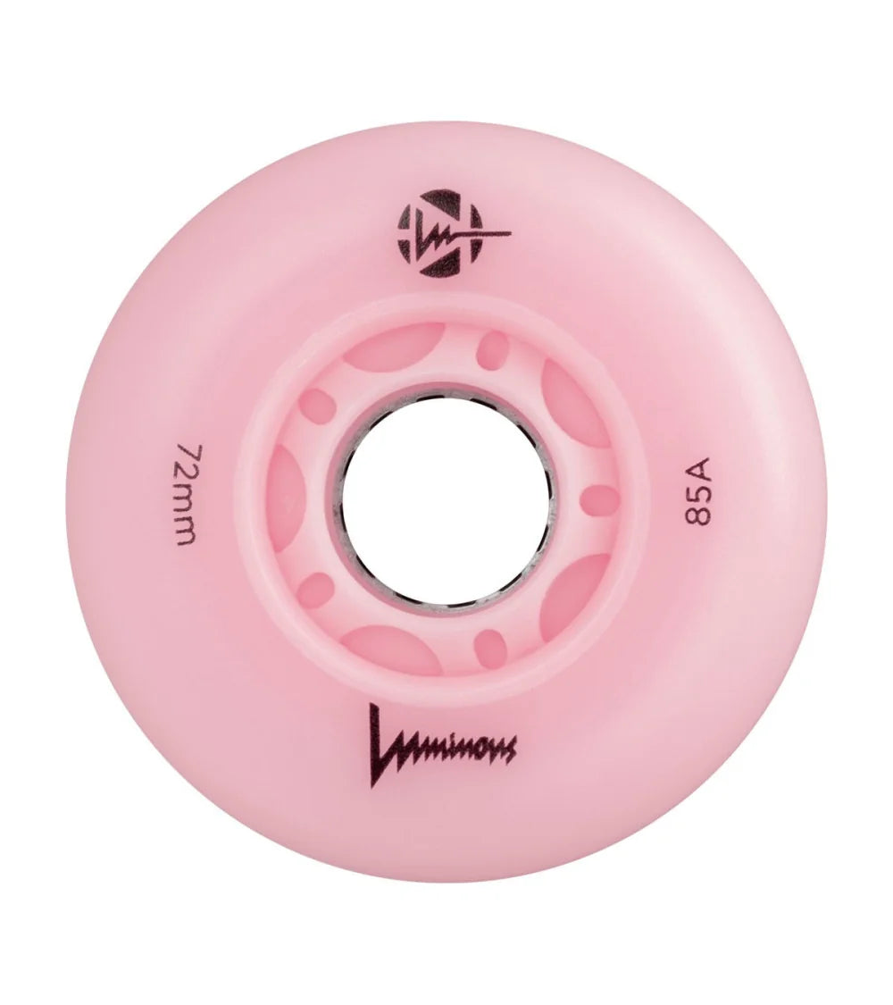 Ruedas Luminous Flamingo 72mm (4 pack)