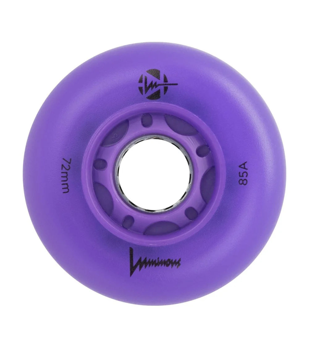 Ruedas Luminous Purple 72mm (4 pack)