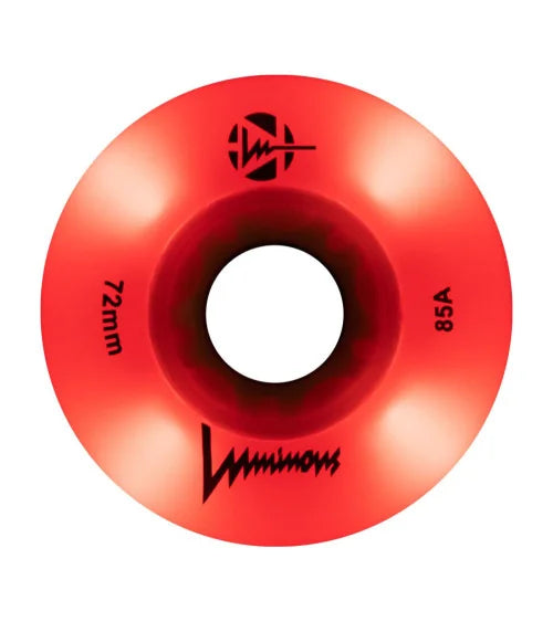 Ruedas Luminous Red 72mm (4 pack)