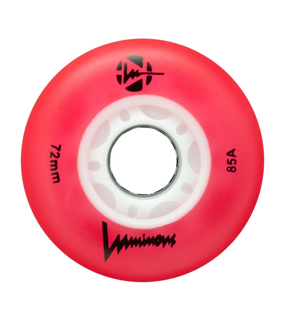 Ruedas Luminous Red 72mm (4 pack)