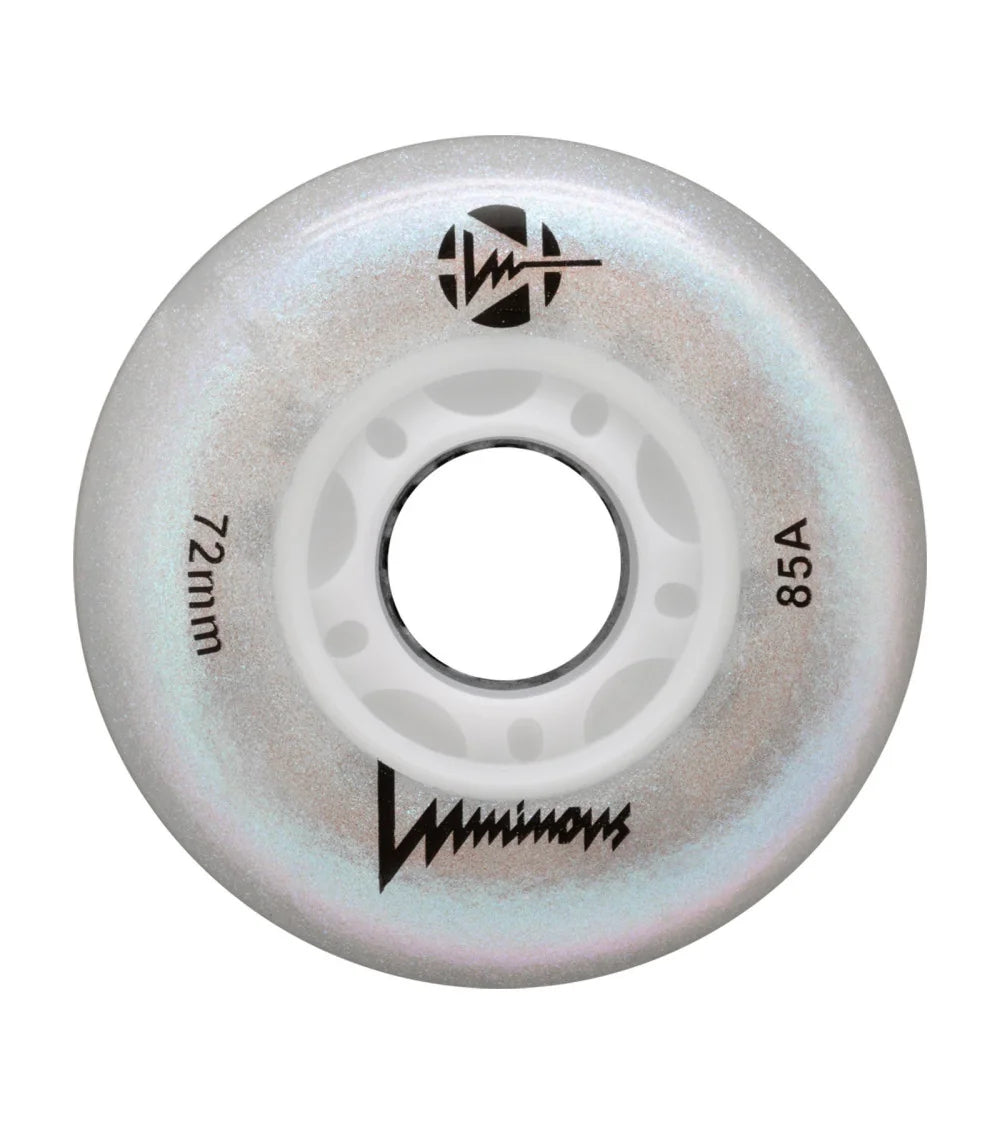 Ruedas Luminous White Pearl 72mm (4 pack)
