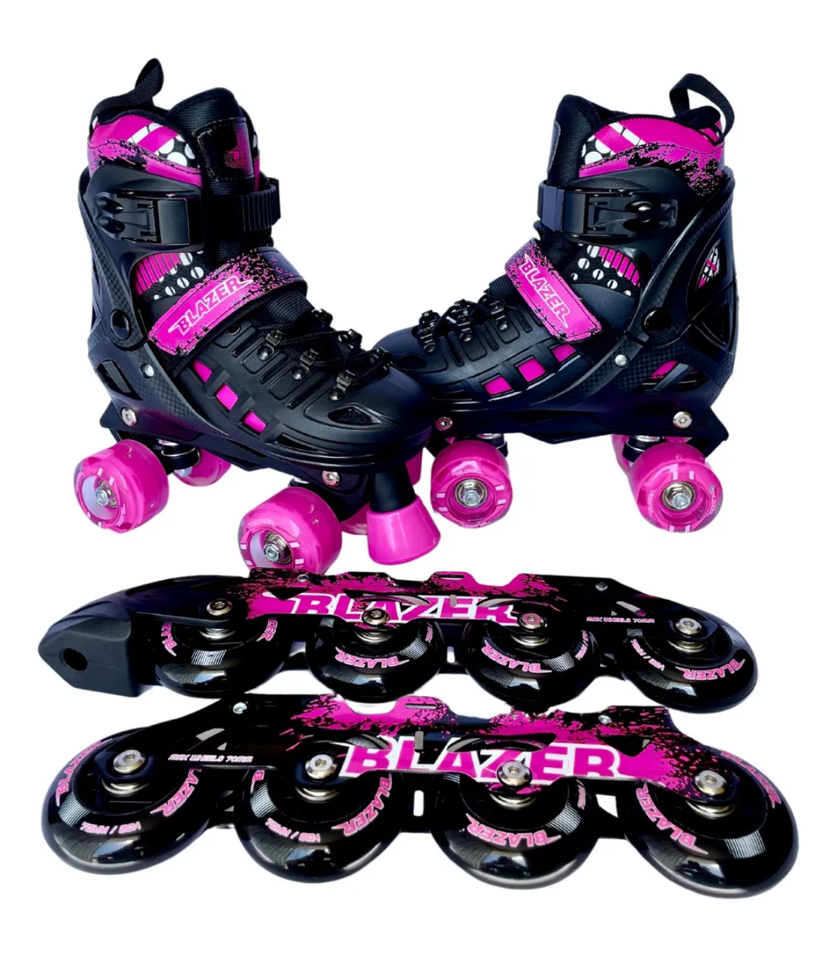 Patines ajustables 2 en 1 Blazer Rosa