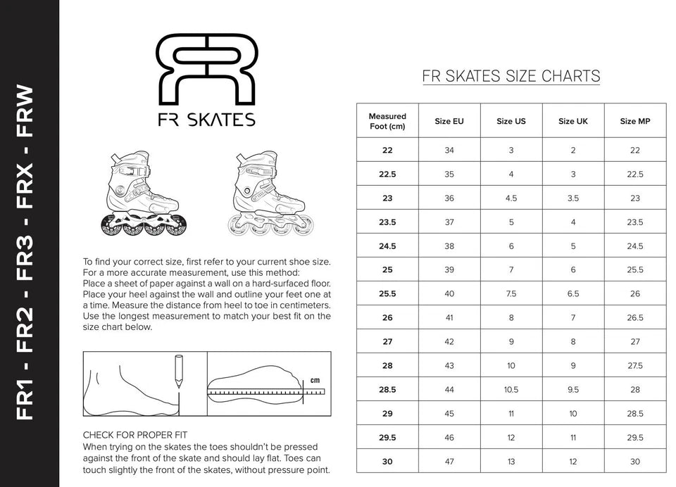 Patines FR FRX 80 Black