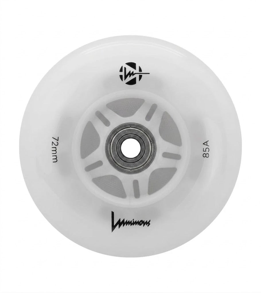 Ruedas Luminous White 72mm (4 pack)