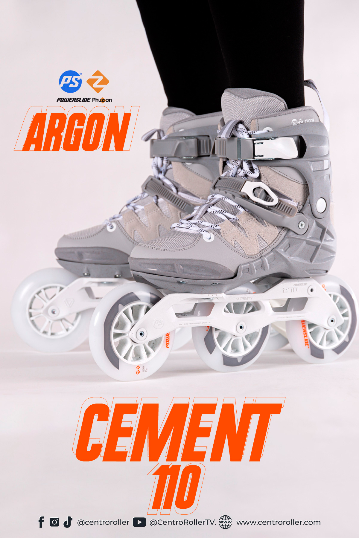 Patines Powerslide Argon Cement 110
