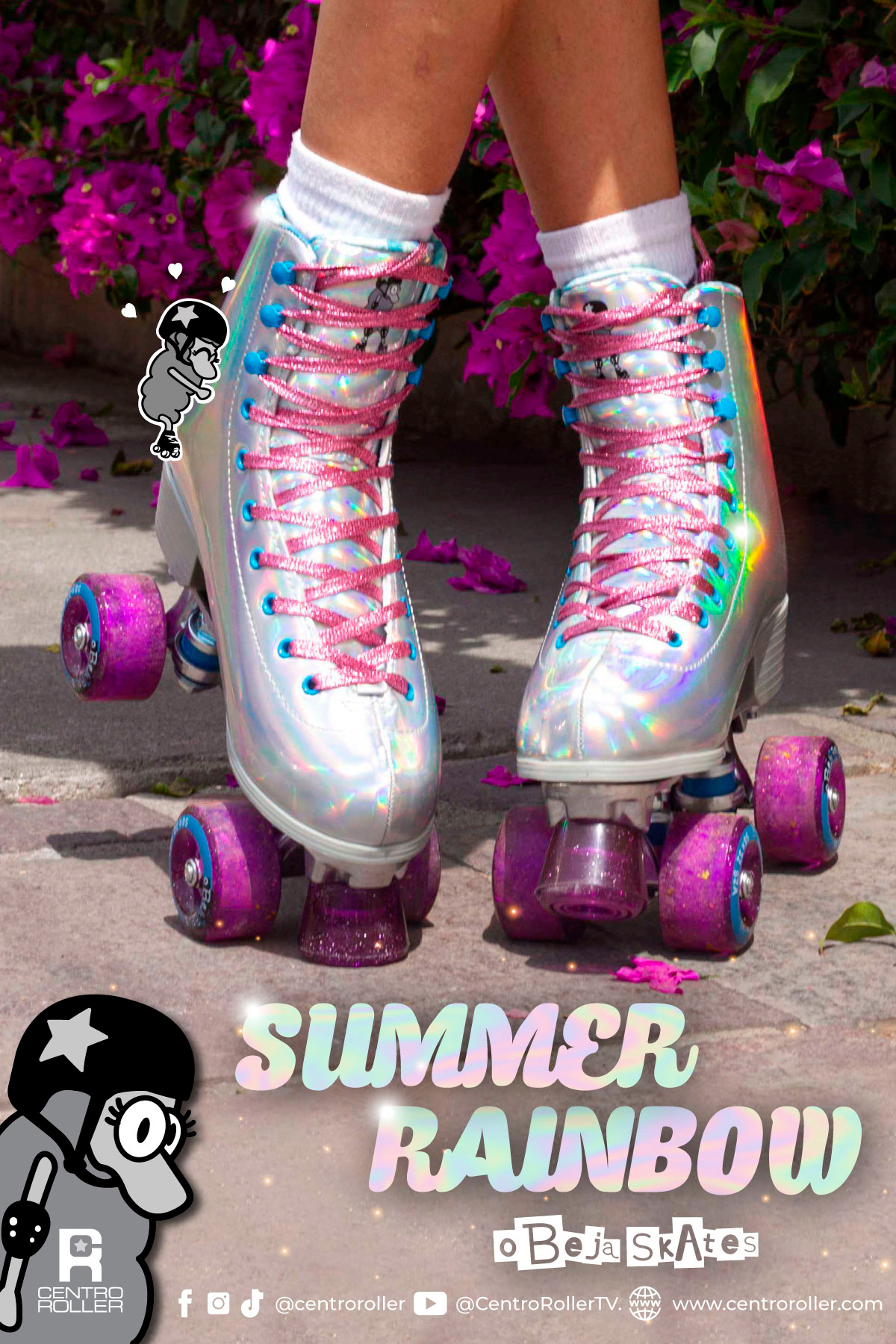 Patines OBeja Skates Summer Rainbow